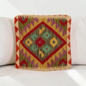 Kézi készítésű párna 45x45 Kilim párnahuzat