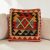Kézi készítésű párnahuzat 40x40 Kilim párna