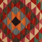 Kilim párnahuzat 50x45 kézi készítésű etnikai párna