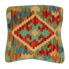 Kilim párnahuzat 40x40 kézi készítésű etnikai párna