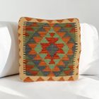 Kilim párnahuzat 45x45 kézi készítésű etnikai párna