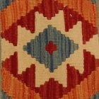 Kilim párnahuzat 40x40 kézi készítésű etnikai párna