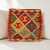 Kilim párnahuzat 40x40 kézi készítésű etnikai párna