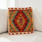 Kilim párna 45x45 kézi készítésű etnikai párnahuzat