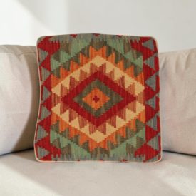Kilim párna 40x40 kézi készítésű párnahuzat