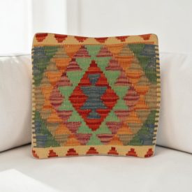 Kilim párna 40x40 kézi készítésű párnahuzat