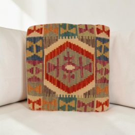 Kilim párna 40x40 kézi készítésű párnahuzat