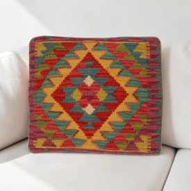Kilim párna 40x40 kézi készítésű párnahuzat