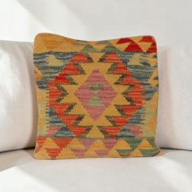 Kilim párna 40x40 kézi készítésű párnahuzat