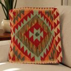 Kilim párnahuzat 50x50 kézi készítésű párna