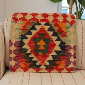 Kilim párna 45x45 kézi készítésű párnahuzat
