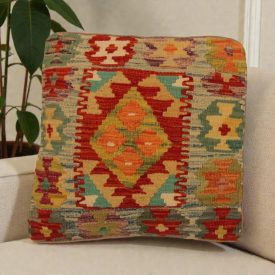 Kilim párnahuzat 50x50 kézi készítésű párna