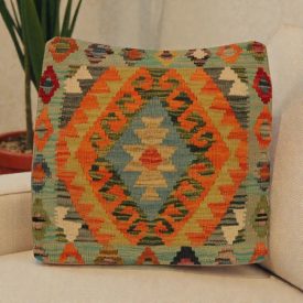Kilim párnahuzat 45x45 kézi készítésű párna