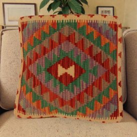 Kilim párna 50x50 kézi készítésű párnahuzat