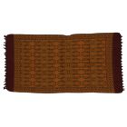 Sál fekete-arany 215x105 elegáns női sál pamutból
