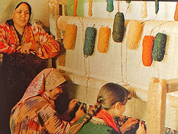200x300 Kilim szőnyeg készítése